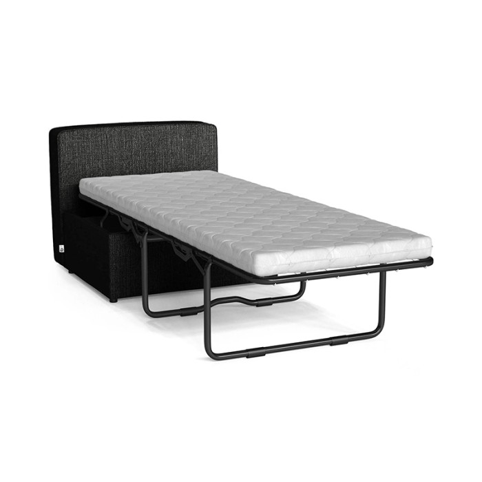 Haluta hocker in donkergrijze gemêleerde stof met strak en modern design 2.jpg
