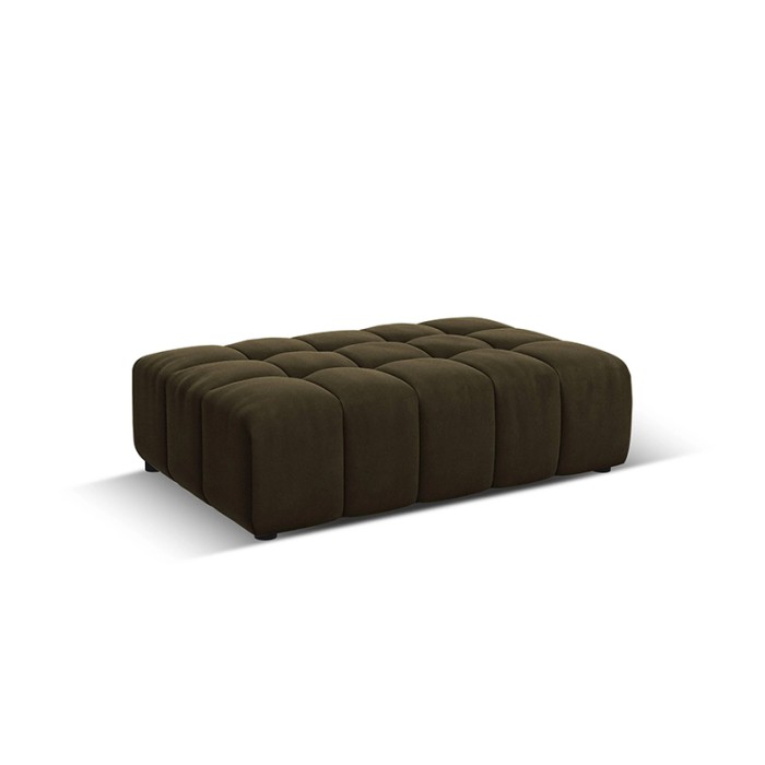 Haluta modulaire hoekbank in olijfgroene stof met gewatteerde zitvlakken en modern low-profile design 4.jpg