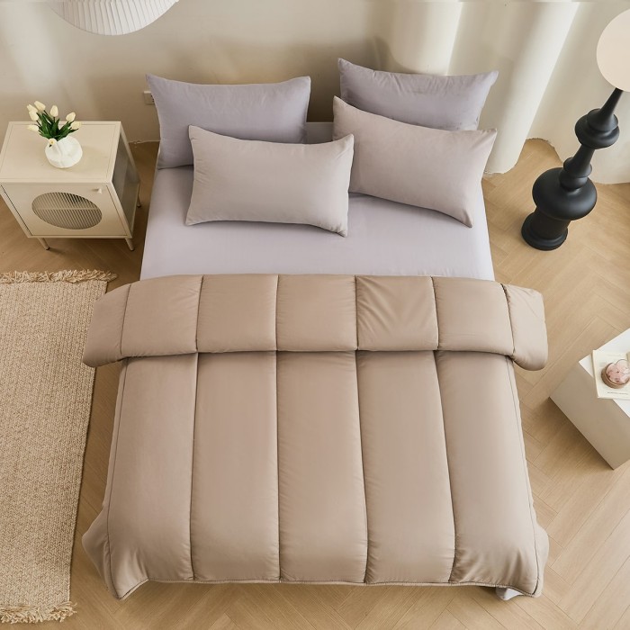 SLAAPP - Wasbaar Dekbed Zonder Overtrek - Beige - Afbeelding 8