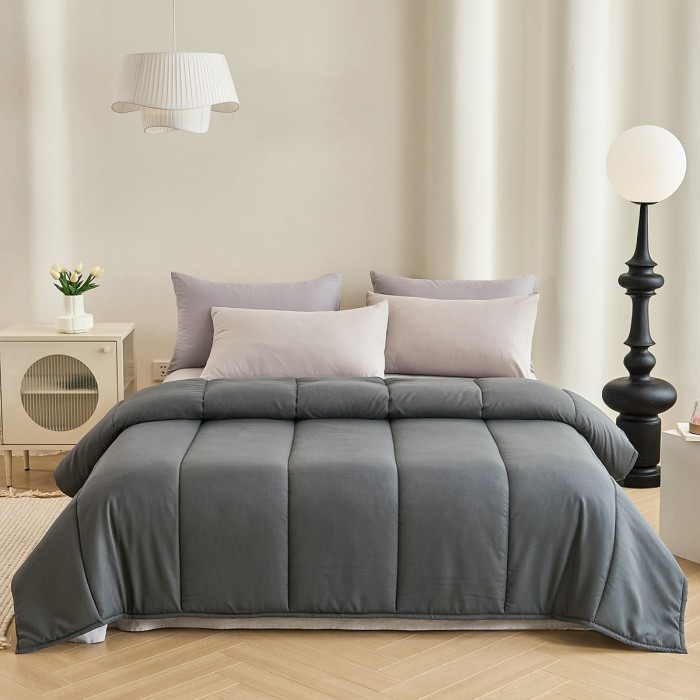 SLAAPP - Wasbaar Dekbed Zonder Overtrek - Grijs - Afbeelding 9