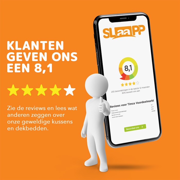 SLAAPP - Hoofdkussen Box Ventilatie - 50x60x10cm - 2-Pack - Afbeelding 6