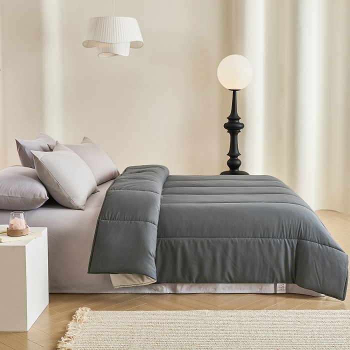 SLAAPP - Wasbaar Dekbed Zonder Overtrek - Grijs - Afbeelding 11