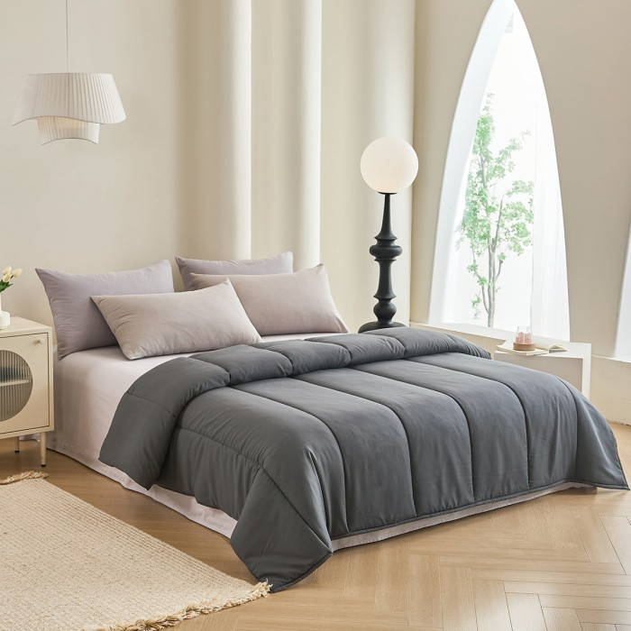 SLAAPP - Wasbaar Dekbed Zonder Overtrek - Grijs - Afbeelding 10