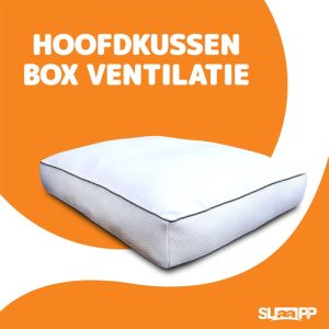 SLAAPP - Hoofdkussen Box Ventilatie - 50x60x10cm
