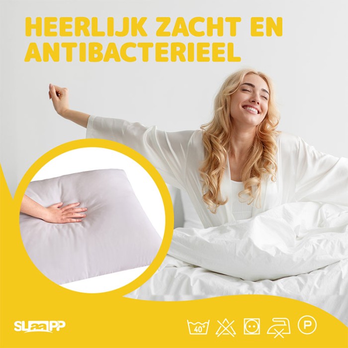 SLAAPP - Hoofdkussen Comfort - 60x70cm - 2-Pack - Afbeelding 5