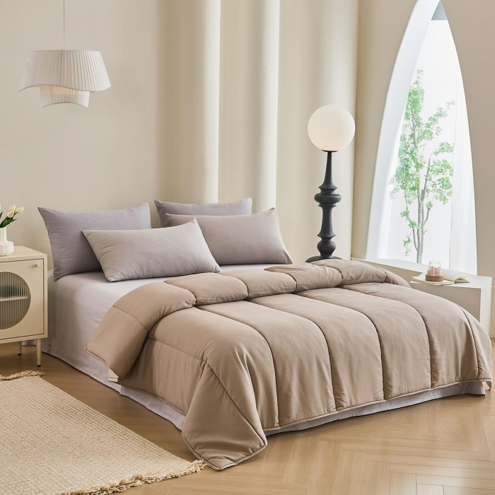 SLAAPP - Wasbaar Dekbed Zonder Overtrek - Beige - Afbeelding 10